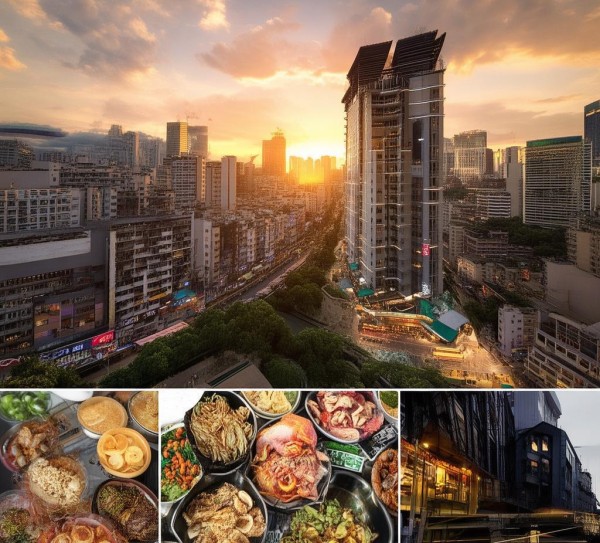 荆门凤凰酒店推荐，CBD与周边美食天堂