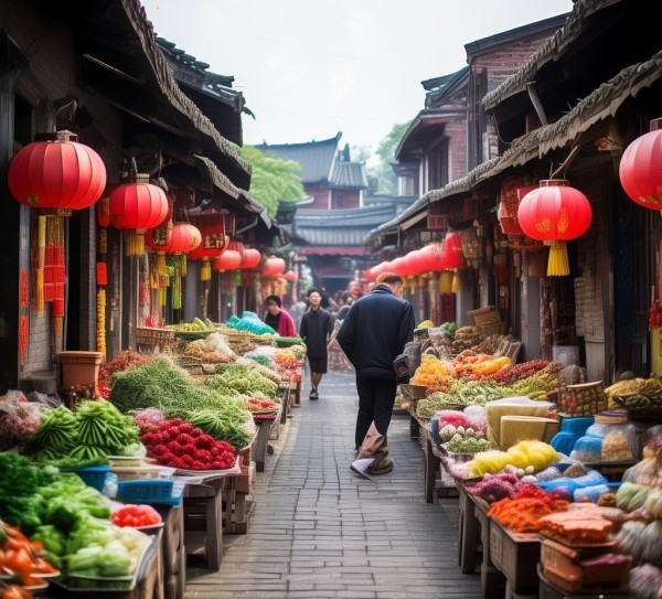 杭州钱江市场，这座城市的经济中心