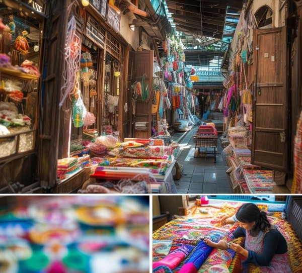 温州刺绣店，工艺与生活