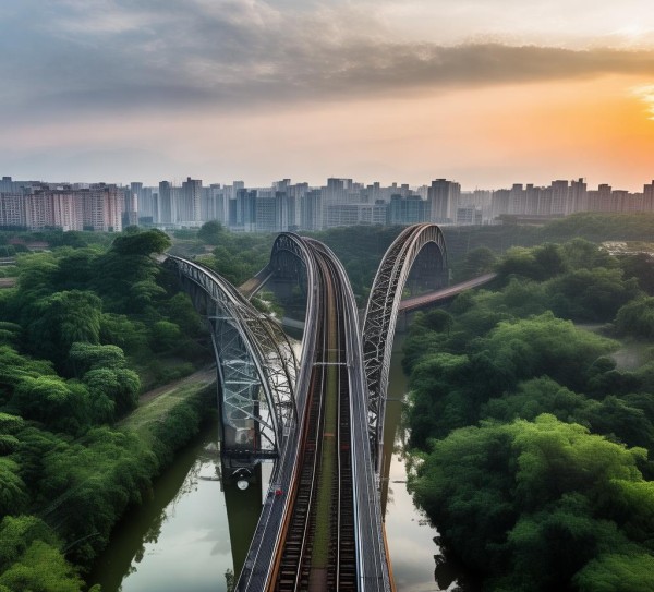 潮州火车桥位置探秘，一座连接历史与时代的钢铁长虹