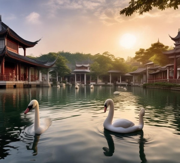 厦门看天鹅，文化交融的自然之境