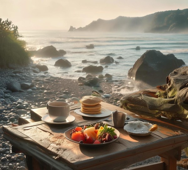 龙港早餐，与自然对话的早餐