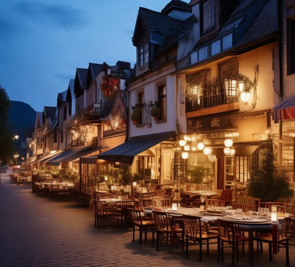 附近有哪些适合晚饭的酒店？