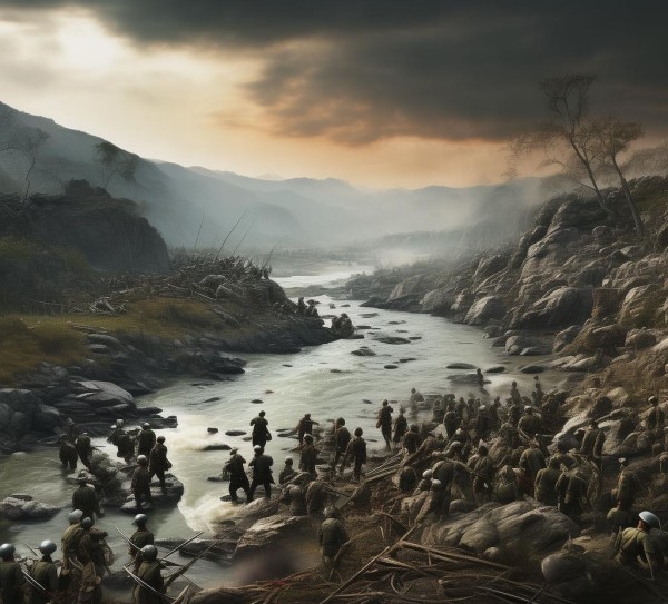 大渡河战役在安顺场的战役展开